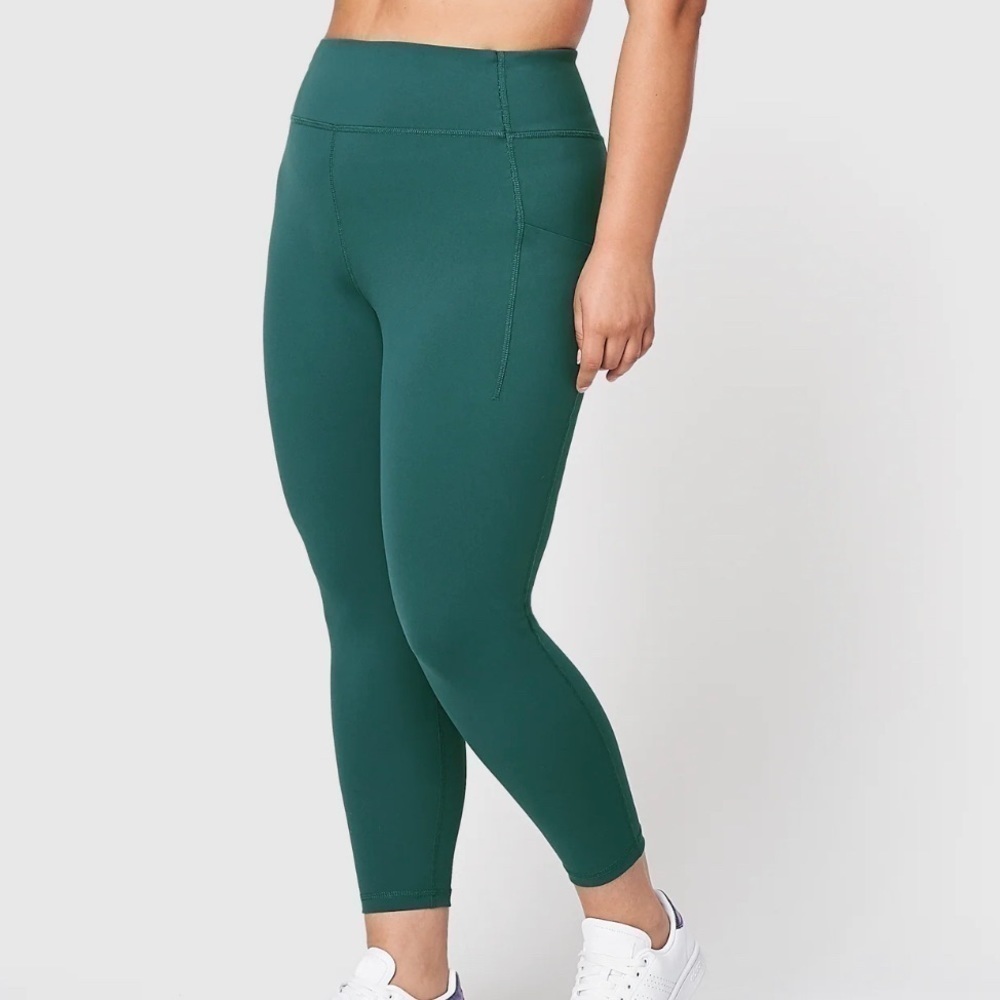 Push FWD Women's Winter Train Tights in Teal size M